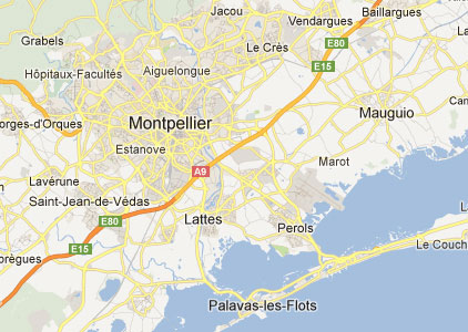 Carte interactive de la ville de Montpellier Carte interactive de la ville de Montpellier